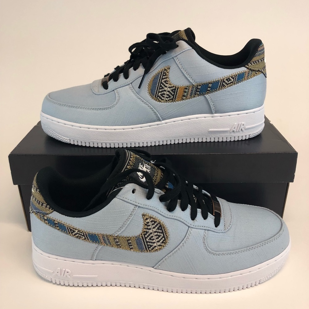 Nike Air Force 1 Men's Sz 12 Shoes - Blue, White